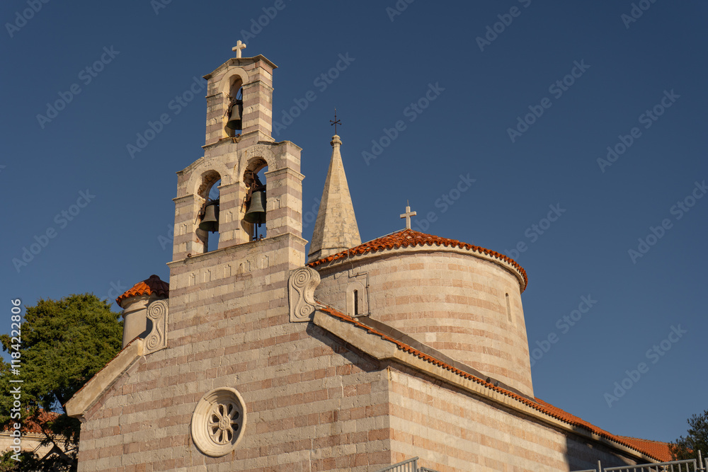Cathedral of St. John the Baptist in Budva, Montenegro, Balkans Cathedral of St. John the Baptist in Budva, Montenegro, Balkans