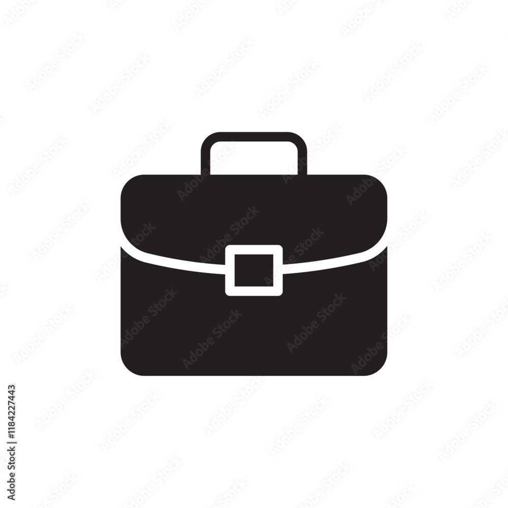 Briefcase icon Line Art Logo set Briefcase icon Line Art Logo set