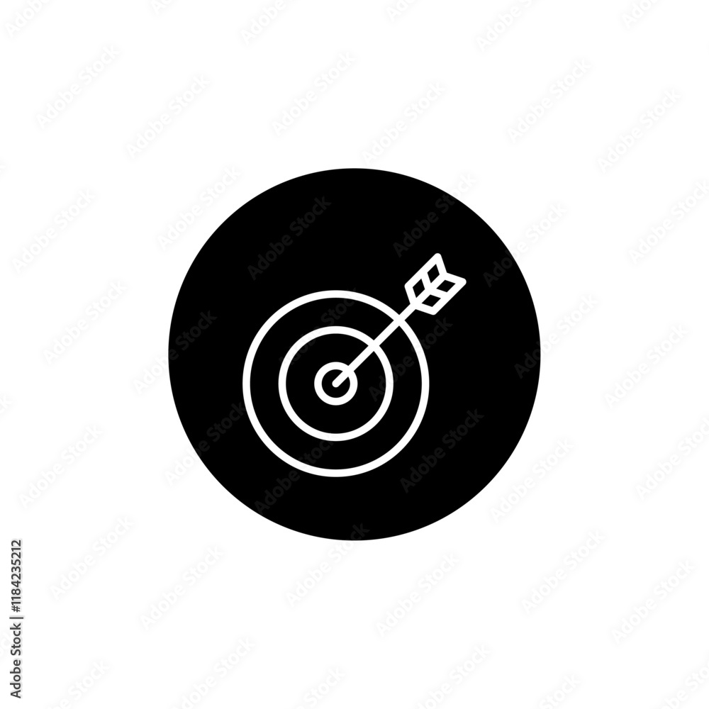 Target icon Line Art Logo set Target icon Line Art Logo set