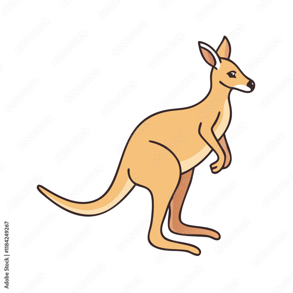 kangaroo vector icon, animals vector illustration - simple illustration of kangaroo perfect for logos, and animals-themed designs. kangaroo vector icon, animals vector illustration - simple illustration of kangaroo perfect for logos, and animals-themed designs.