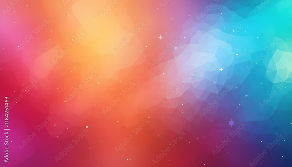 Vibrant Abstract Polygonal Background with Soft Colors Vibrant Abstract Polygonal Background with Soft Colors