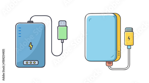 power bank 02 vector icon, electronics vector illustration - simple illustration of power bank 02 perfect for logos, and electronics-themed designs.