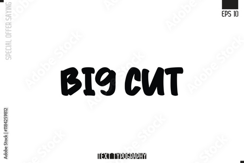 Special Offer Typography Text Script Lettering Design Big Cut 