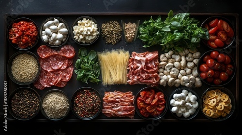 Aromatic Italian Ingredients:  A culinary journey awaits! photo