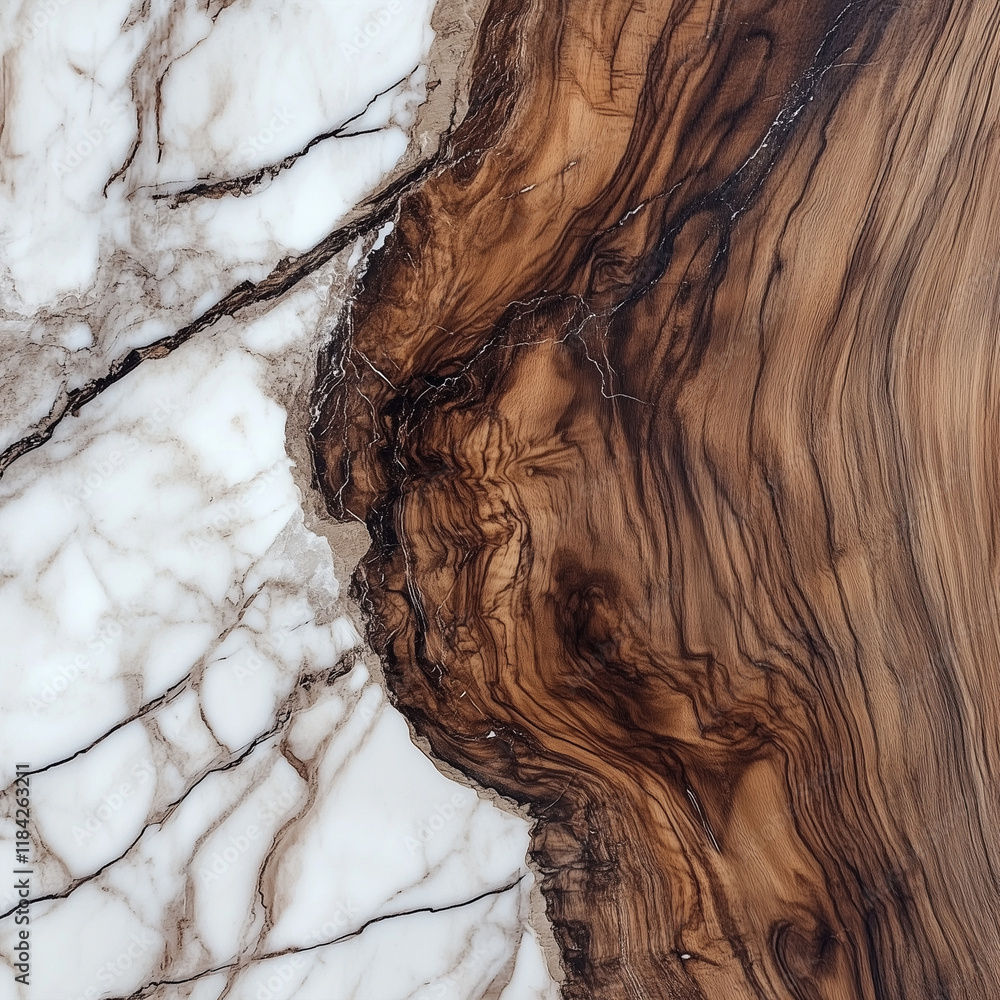 The texture of wood in various forms