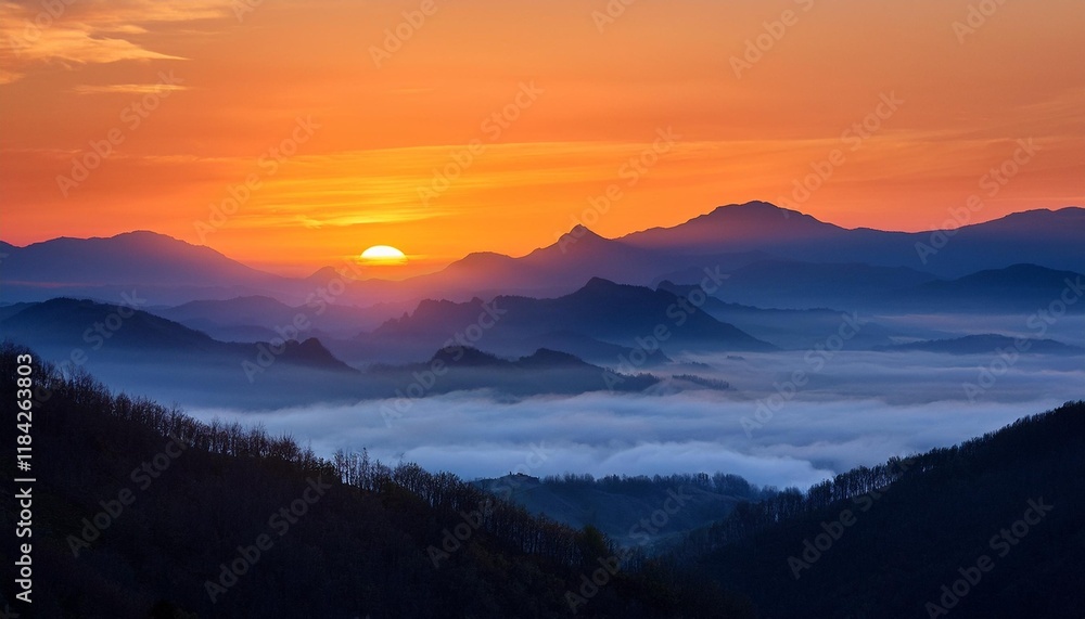 sunrise over the mountains sunrise over the mountains
