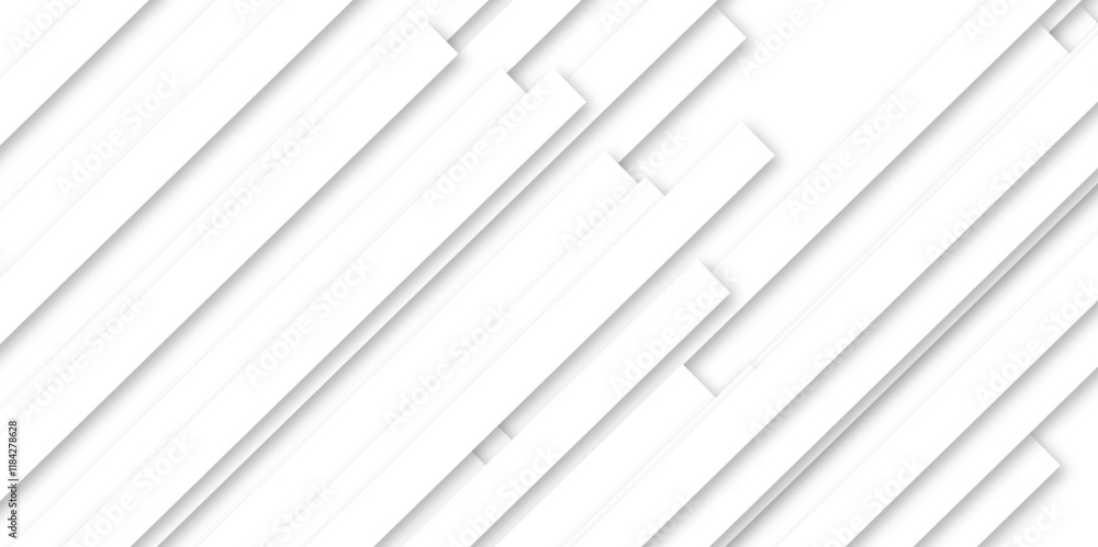 Obraz premium Abstract paper cut style design. abstract white background. Abstract background with Stripes seamless pattern. white luxury pattern background with white line.white triangle pattern background texture