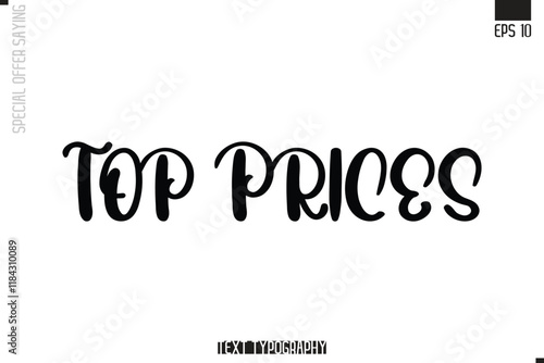 Special Offer Typography Text Script Lettering Design Top Prices