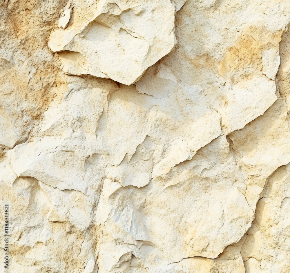 Naklejka premium Beige abstract background. Dark ivory rock texture. Beige stone surface with copy space for design.