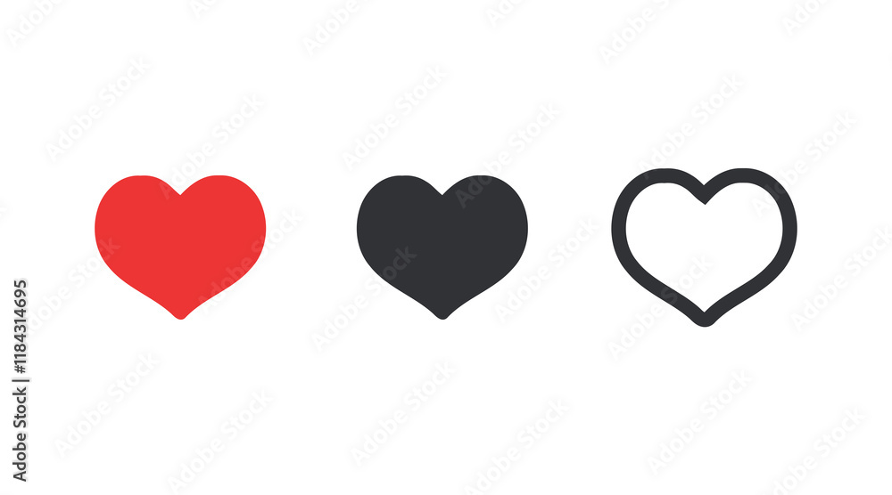 PNG heart set. Heart shapes collection. Simple hearts. Transparent PNG design. PNG heart set. Heart shapes collection. Simple hearts. Transparent PNG design.