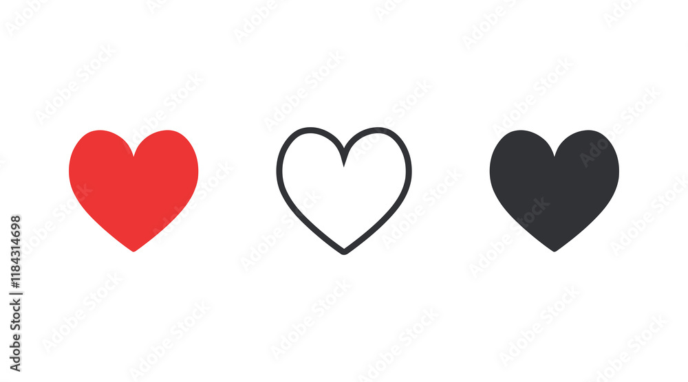 PNG heart set. Heart shapes collection. Simple hearts. Transparent PNG design. PNG heart set. Heart shapes collection. Simple hearts. Transparent PNG design.