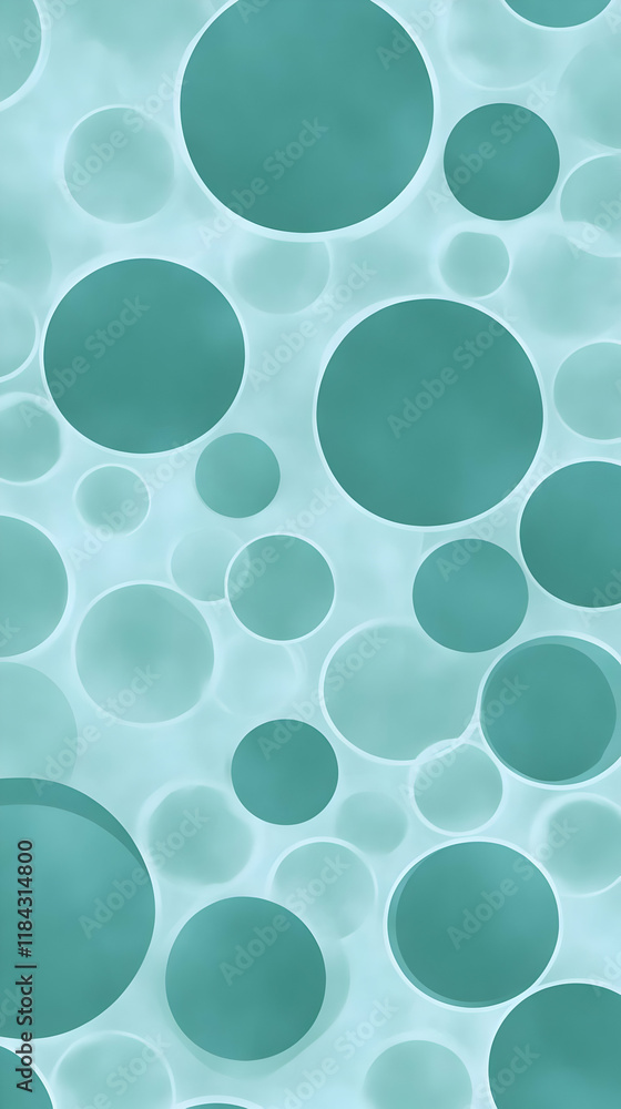 Teal Circle Abstract Background Teal Circle Abstract Background