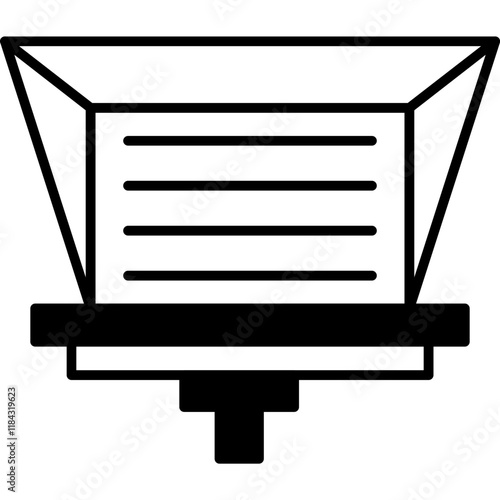 Teleprompter Icon