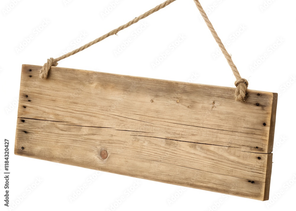 Wooden sign isolated on white background.
Wooden sign isolated on white background.