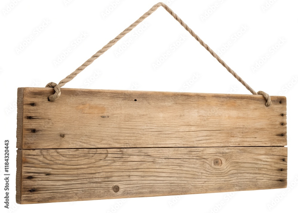 Wooden sign isolated on white background.
Wooden sign isolated on white background.