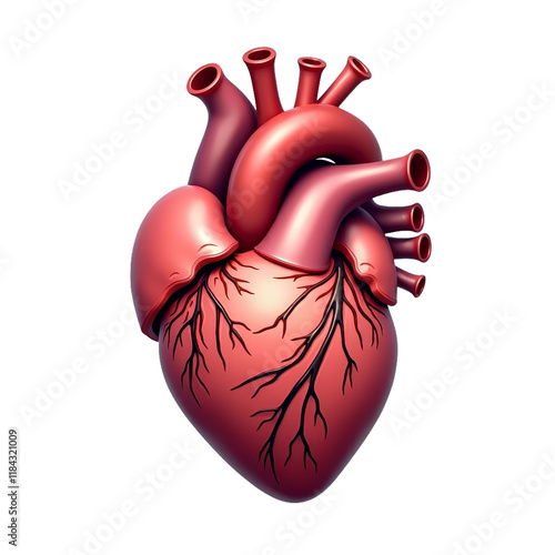 A muscular organ that pumps blood throughout the body