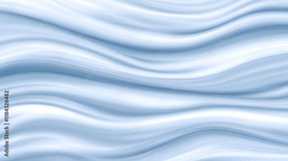 Fototapeta premium Abstract Blue Wave Background Illustration