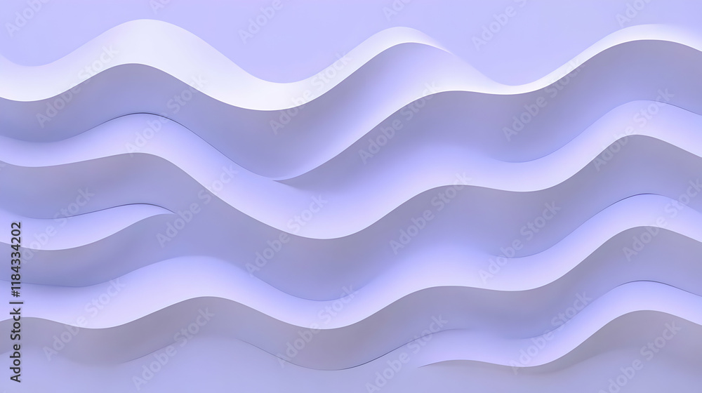 Obraz premium Abstract 3D Wave Background