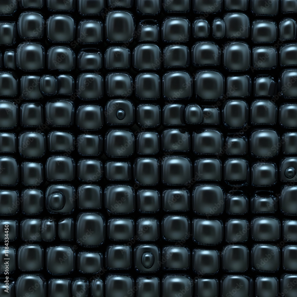 Fototapeta premium Dark 3D Abstract Background Cubes