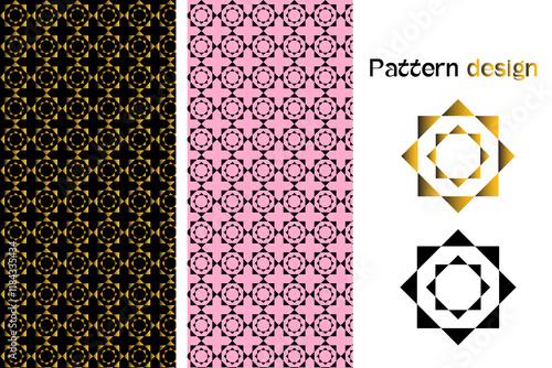 set of patterns with diamonds