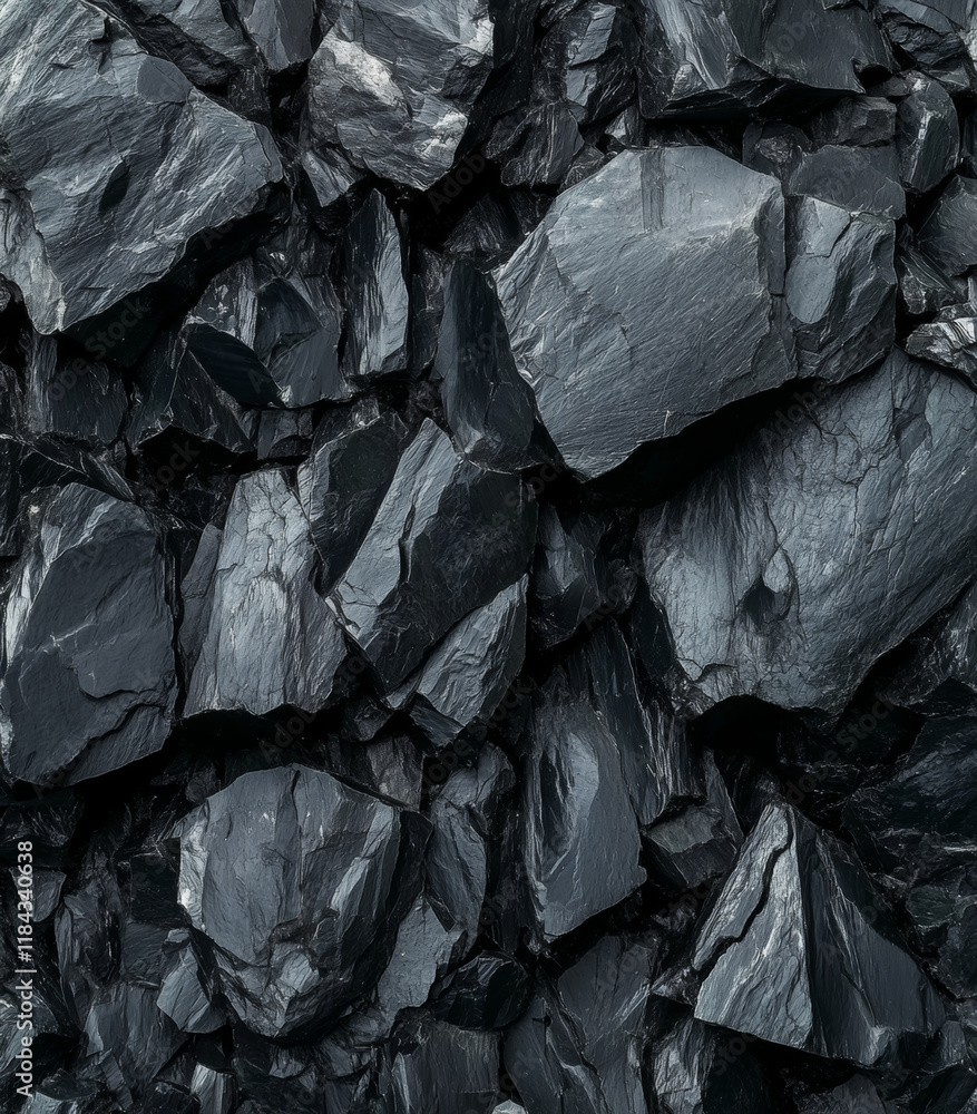Black abstract background. Dark obsidian rock texture. Black stone surface with copy space for design. Black abstract background. Dark obsidian rock texture. Black stone surface with copy space for design.