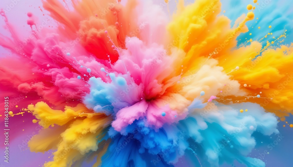 Fototapeta premium Explosion of Colors