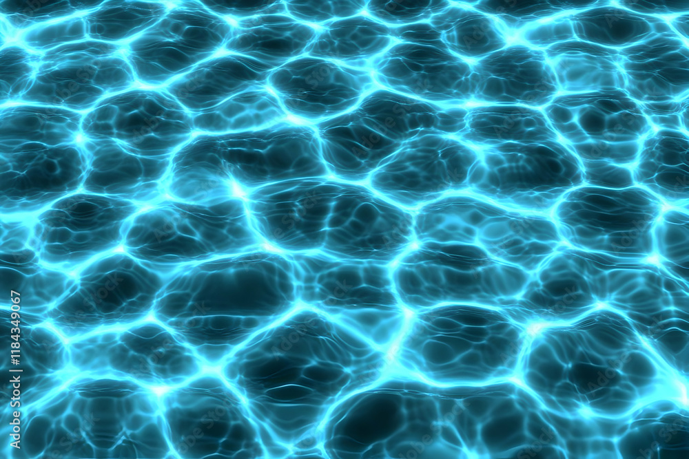 Glowing Water Abstract Background