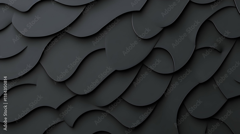 Obraz premium Dark Abstract 3D Background