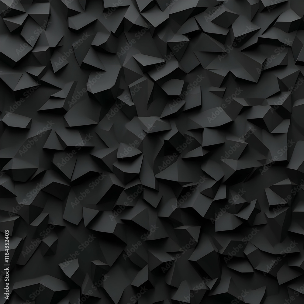 Fototapeta premium Dark Abstract 3D Background