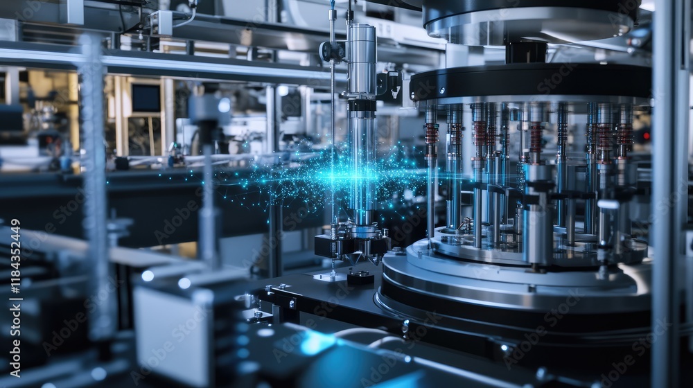 Quantum network setup with floating qubits and data flowing through quantum channels in a high-tech lab environment Quantum network setup with floating qubits and data flowing through quantum channels in a high-tech lab environment