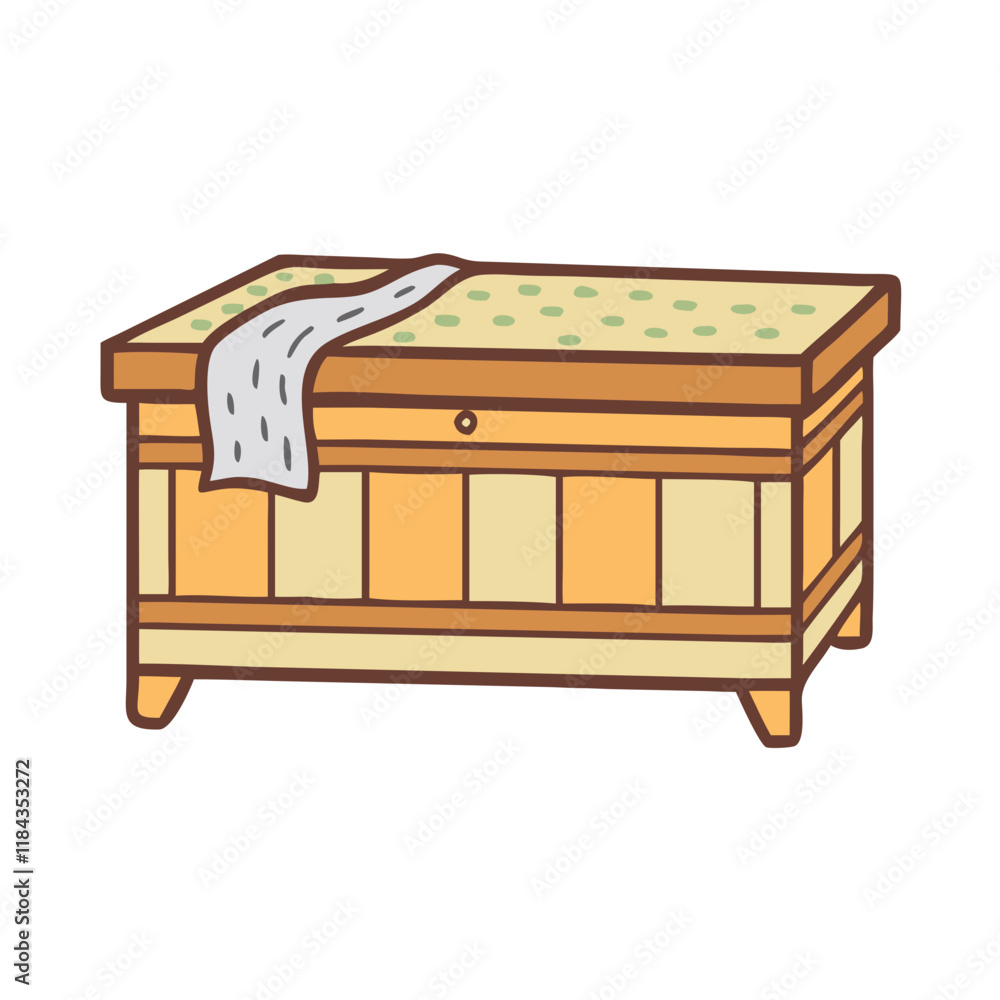 blanket chest vector icon, furniture vector illustration - simple illustration of blanket chest perfect for logos, and furniture-themed designs. blanket chest vector icon, furniture vector illustration - simple illustration of blanket chest perfect for logos, and furniture-themed designs.