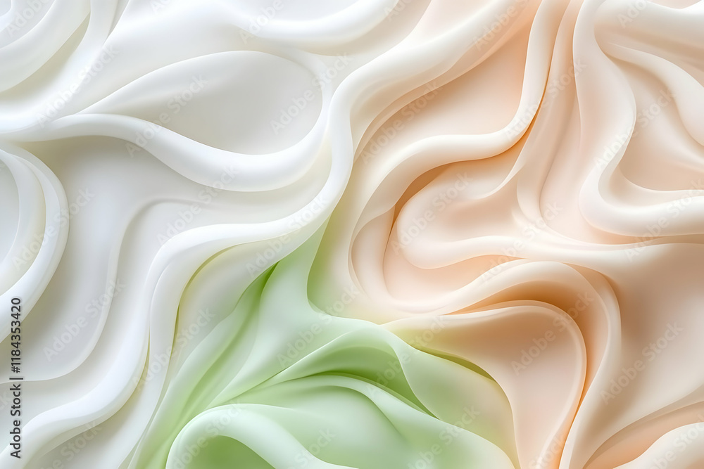 Obraz premium Abstract 3D Wave Background