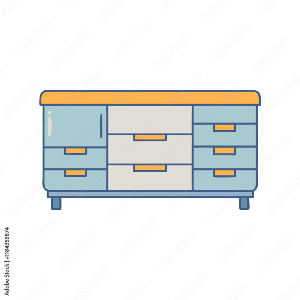 dresser vector icon, furniture vector illustration - simple illustration of dresser perfect for logos, and furniture-themed designs. dresser vector icon, furniture vector illustration - simple illustration of dresser perfect for logos, and furniture-themed designs.