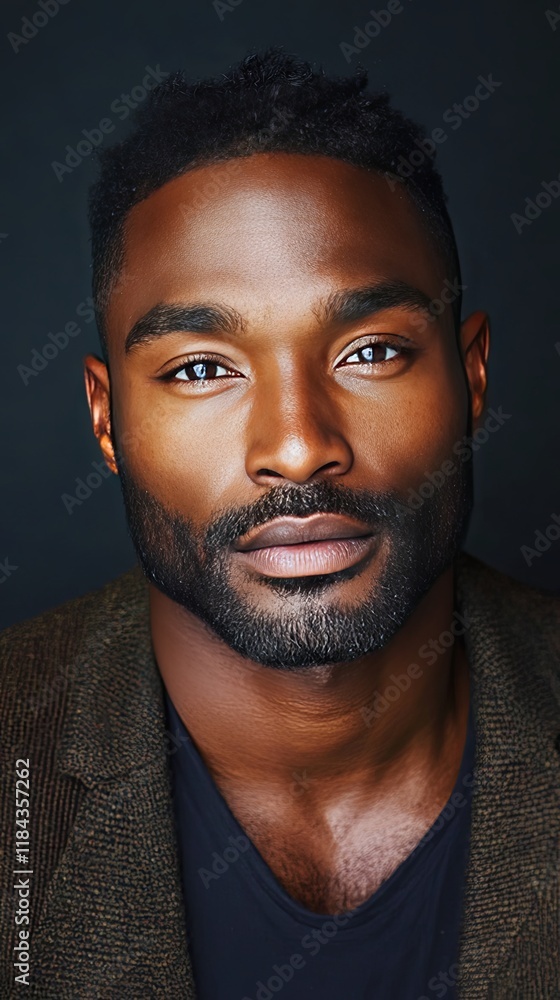 Close-up Portrait of a Stylish Man with a Majestic Beard Close-up Portrait of a Stylish Man with a Majestic Beard
