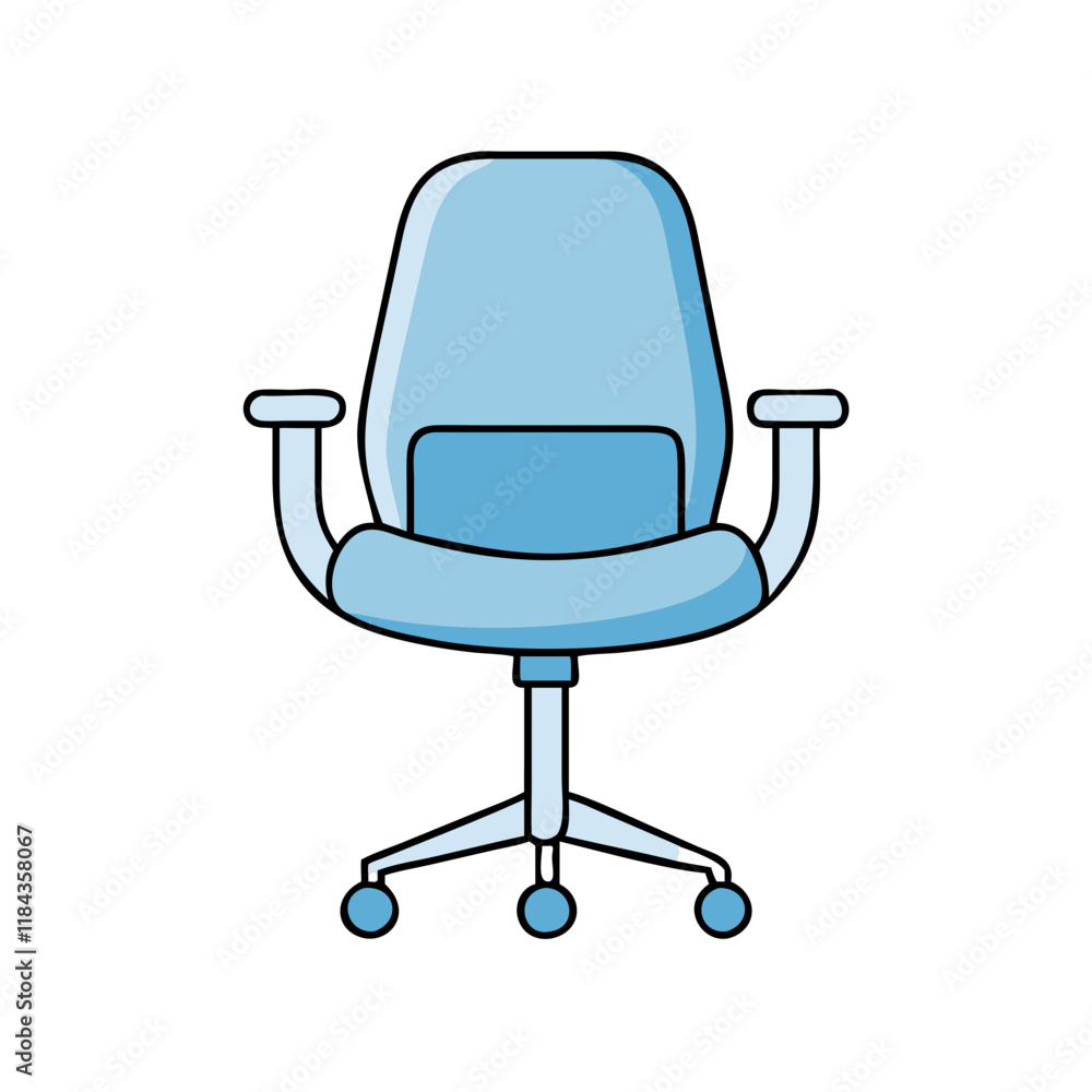 swivel chair vector icon, furniture vector illustration - simple illustration of swivel chair perfect for logos, and furniture-themed designs. swivel chair vector icon, furniture vector illustration - simple illustration of swivel chair perfect for logos, and furniture-themed designs.