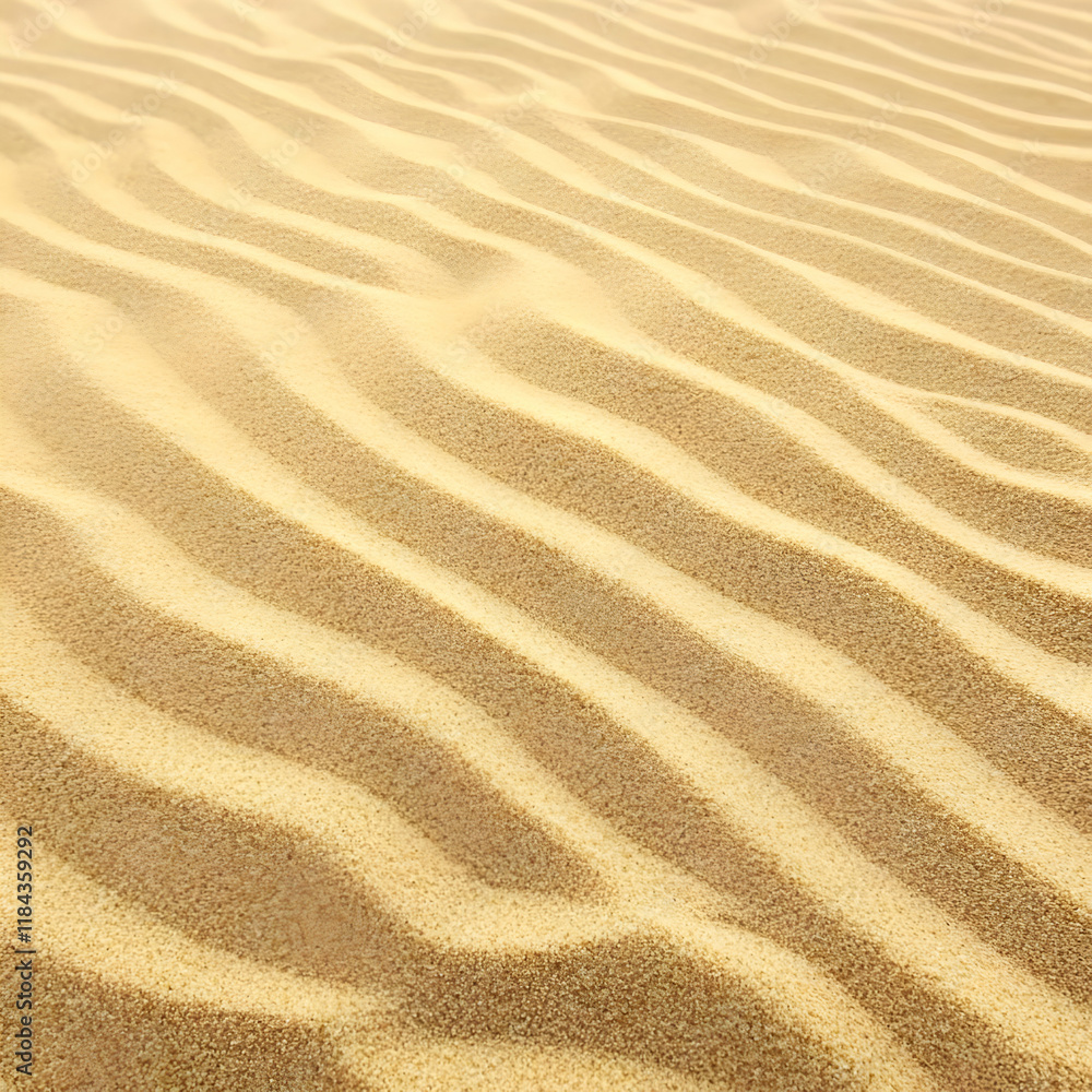 Fototapeta premium Wavy Sand Texture Background Image