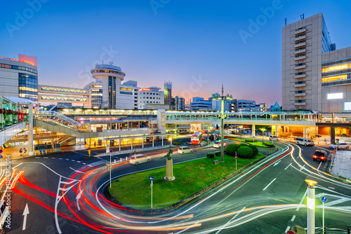 Toyotashi City, Aichi, Japan Twilight Cityscape photo