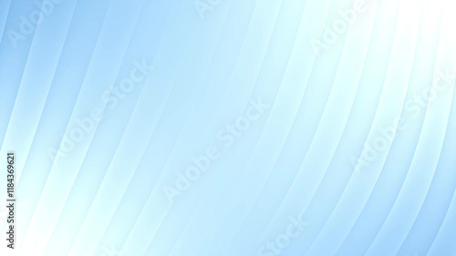 Soft Blue Gradient Background with Smooth Curved Lines