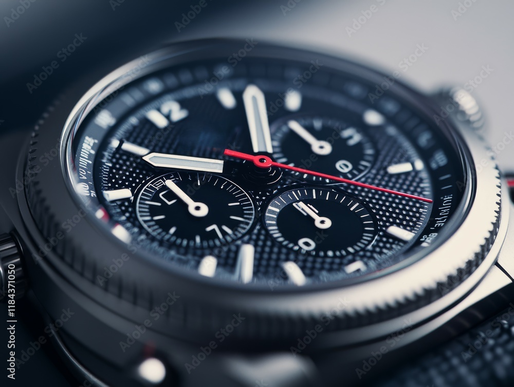 Elegant Wristwatch on Isolated White Background Elegant Wristwatch on Isolated White Background