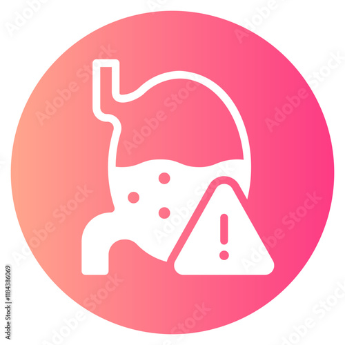 stomach gradient icon
