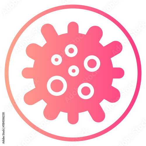 bacteria gradient icon