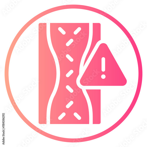 blood vessel gradient icon