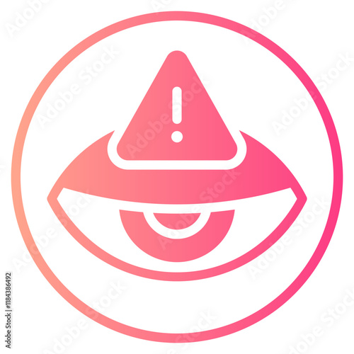 drowsiness gradient icon