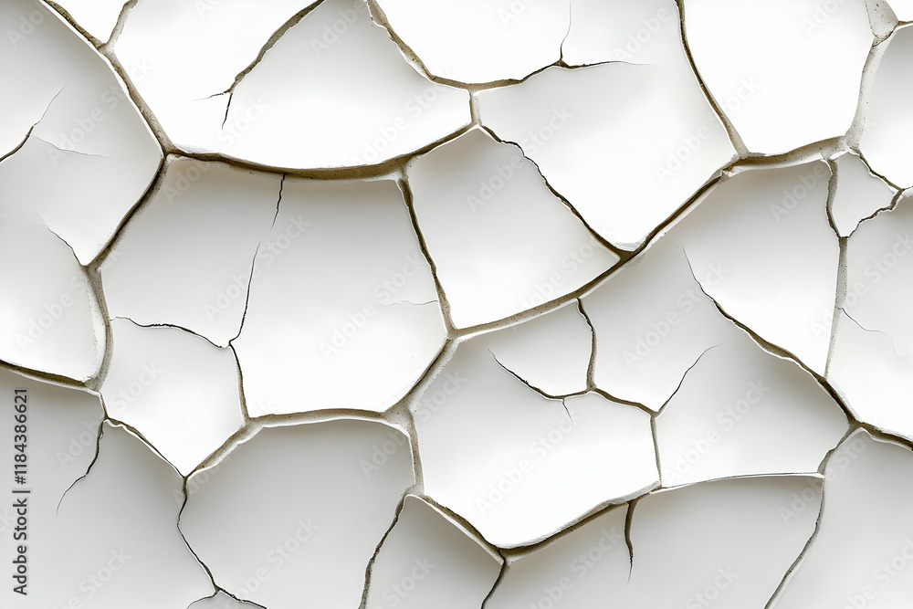 White Cracked Texture Abstract Background White Cracked Texture Abstract Background
