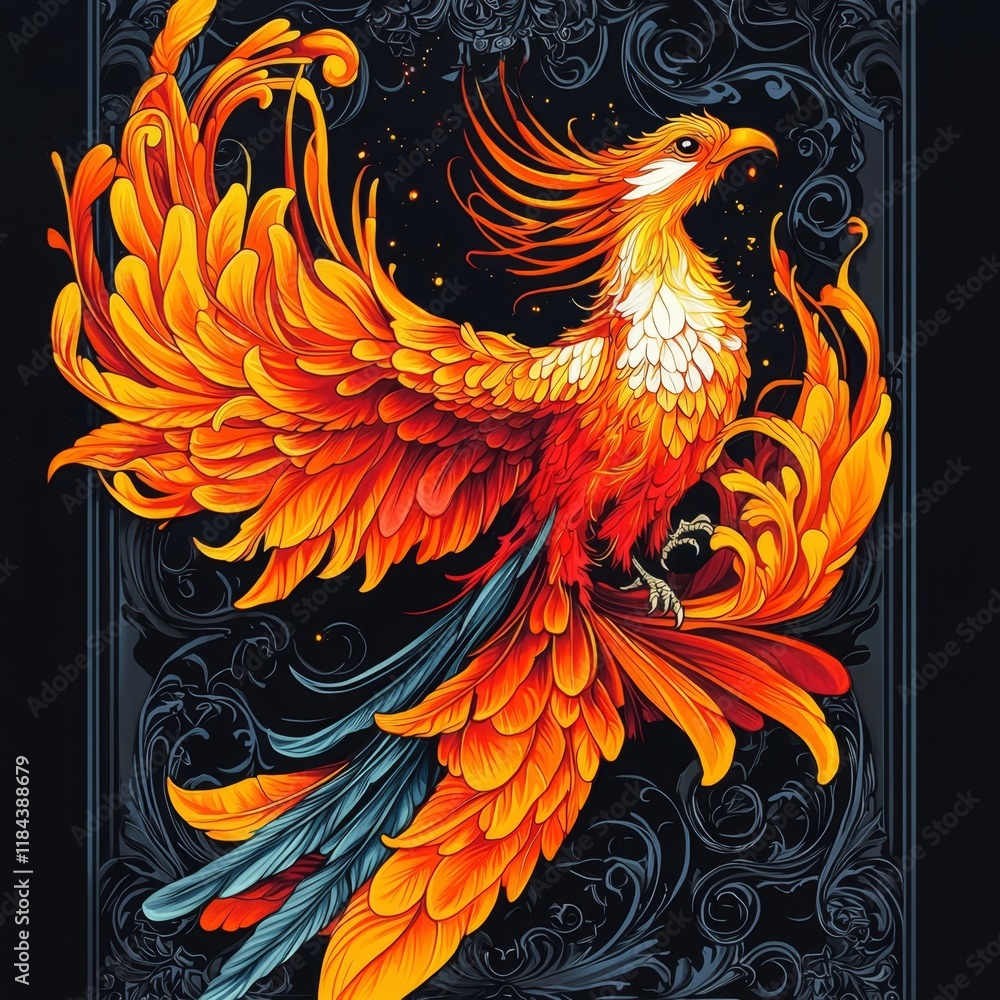 Obraz premium Explore the intricate details and curves of the Art Nouveau style.