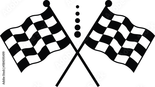 double checkered flags racing flag car racing flag motorbike racing finnish line flag vector file 