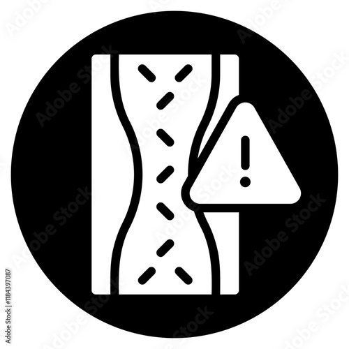 blood vessel glyph icon