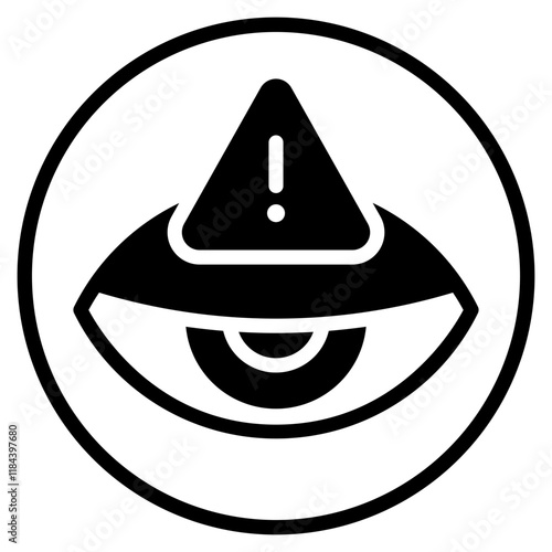 drowsiness glyph icon