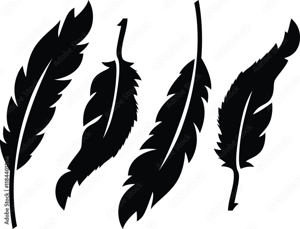 Obraz premium Abstract landscape with a stylized tree and flowing lines.