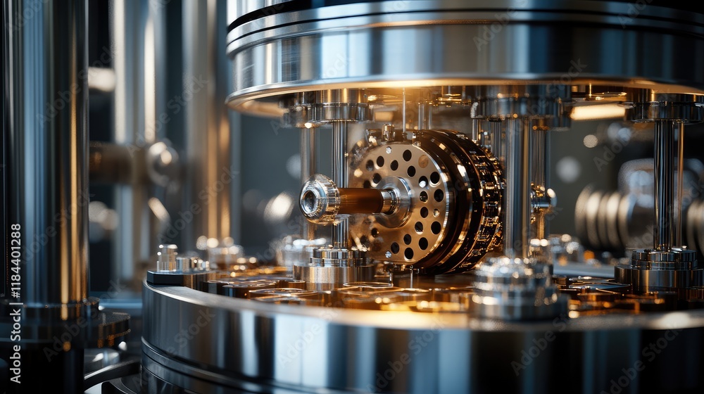 Quantum technology applied to finance, showing quantum processors optimizing financial models and risk analysis in real-time Quantum technology applied to finance, showing quantum processors optimizing financial models and risk analysis in real-time